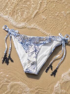 COSITA Linda Bikini Ruffle Bottoms with Side Tie Size L